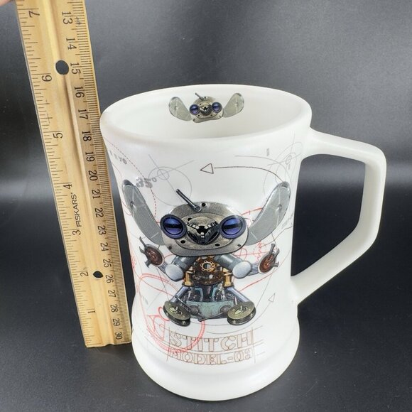 Disney Parks Stitch Model Coffee Mug Cup Robot Ceramic Tall Raised Mug Cup VTG - Picture 4 of 14
